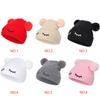 Gorro Liso para Bebé Lindo Gorro de Punto con Orejeras para Niños Gorros de Ganchillo para Niños Gorro de Invierno para Niños