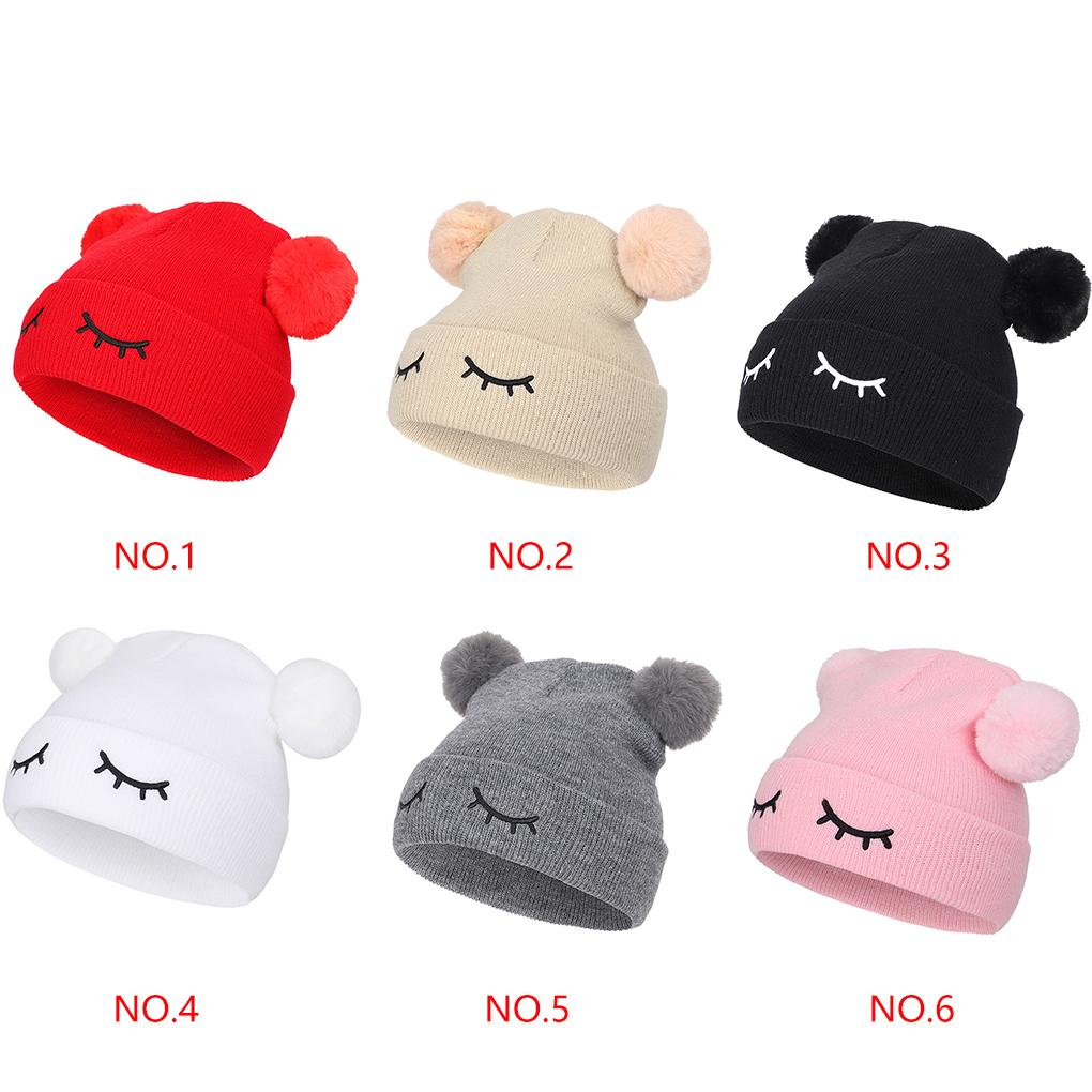 Gorro Liso para Bebé Lindo Gorro de Punto con Orejeras para Niños Gorros de Ganchillo para Niños Gorro de Invierno para Niños