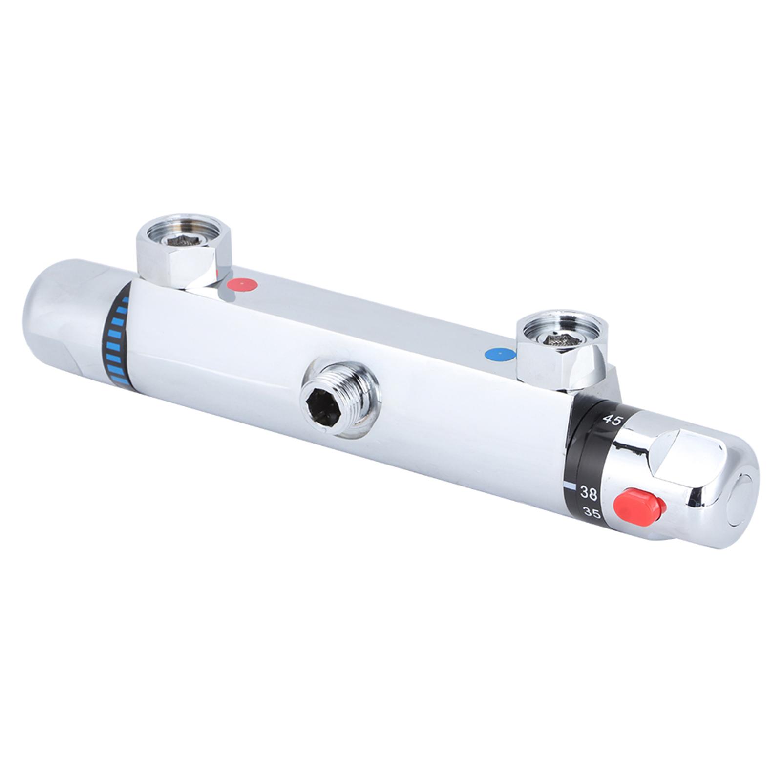 Современный хромированный термостатический смеситель для душа, сменный клапан, выходной клапан, домашний аксессуар для ванной комнаты