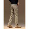 High-End Pure Cotton Casual Pants for Men, Spring and Autumn New Trendy Loose Straight-Leg Business Elastic Long Pants