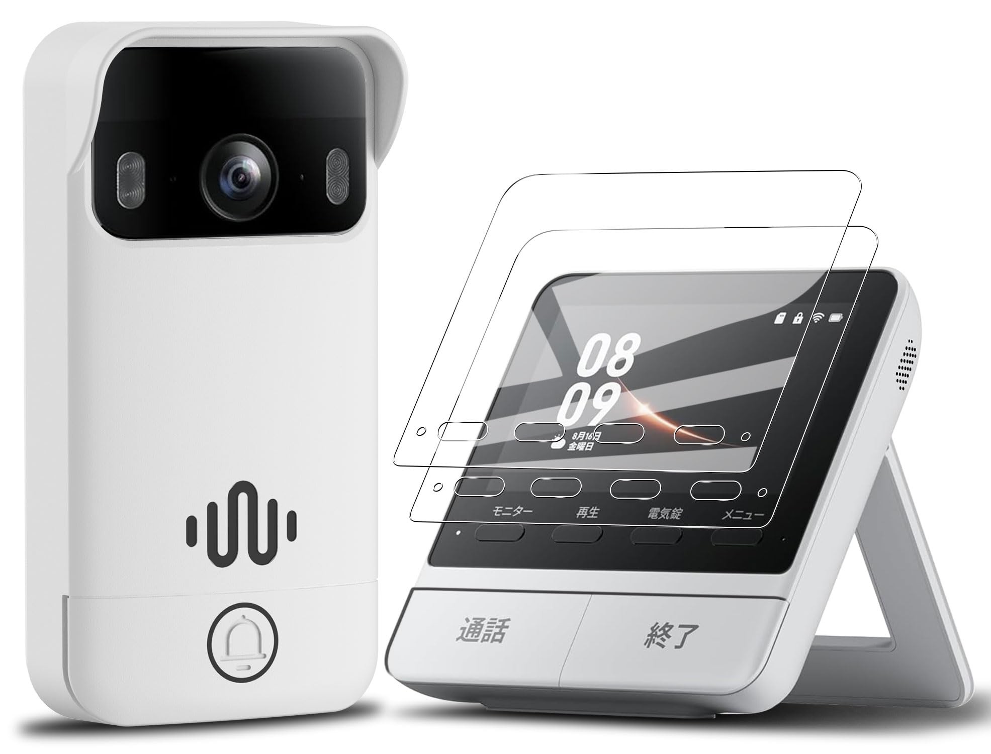 

SwitchBot Video Doorphone with Doorbell SwitchBot Cover with Fingerprint Authentication Full Protective Case for SwitchBot Camera, Intercom, - Pad, белый