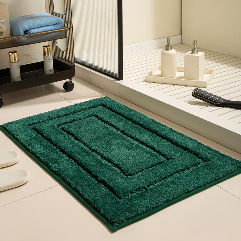 Thick Absorbent Non-Slip Bathroom Mat - Entrance and Toilet Floor Rug