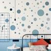 65pcs Polka Dot Waterproof Wall Stickers Kids Room Stickers Nursery Room Decor Girl Wall Decals Poster Print Home Decoration