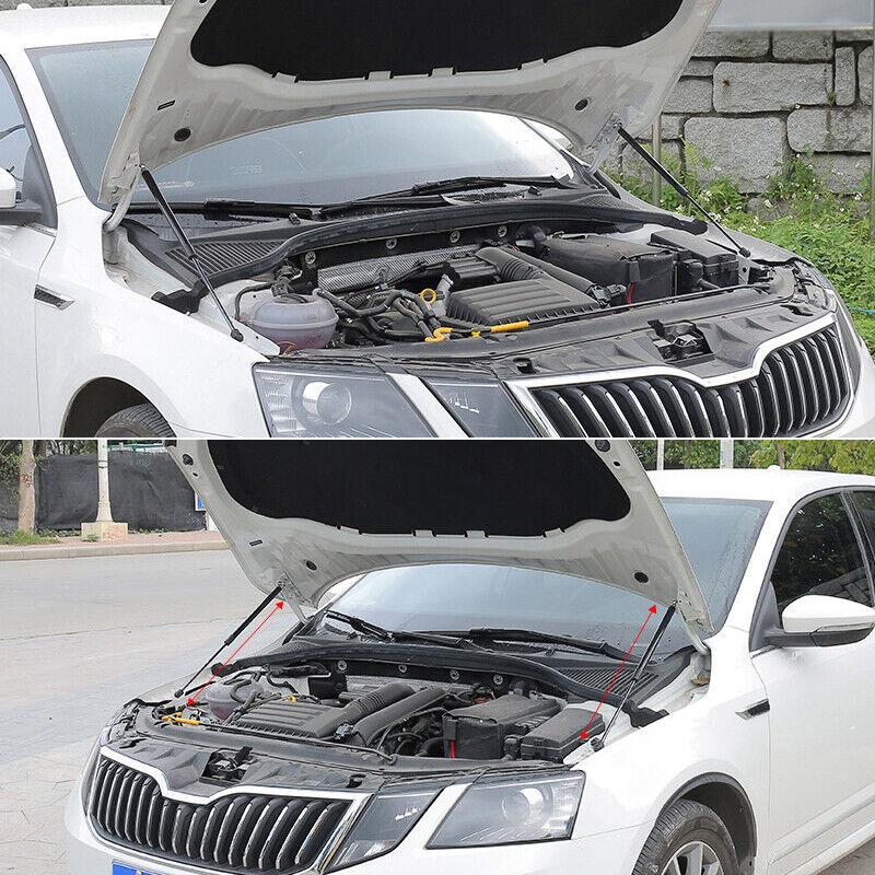 Hood Dampers For Skoda Octavia Mk3 2014-2019 Car Accessories Steel Front Engine Hood Lift Support Shock Strut Damper 2pcs