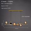 Nordic Black LED Chandelier For Living Room Kitchen Modern Home Indoor Ceiling Lighting Fixtures Glass Ball E14 Hanging Lamps