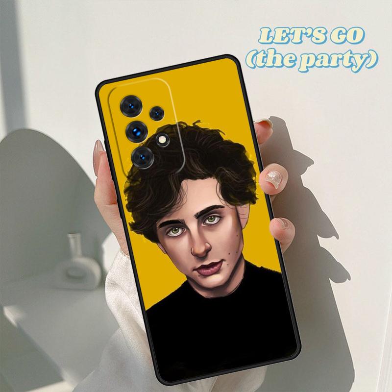 Timothee Chalamet phone case For Samsung Galaxy A42 A31 A40 A51 A71 A32 A80 A91 A52 A72 A73 A20e A21S A50 A70 A11 A12 Cover