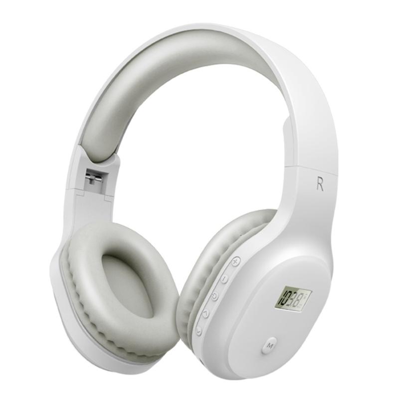 

Portable FM Radio Headphones For Clear Reception And Music Enjoyment Jogging FM Receiver Rechargeable Wireless Headsets белый