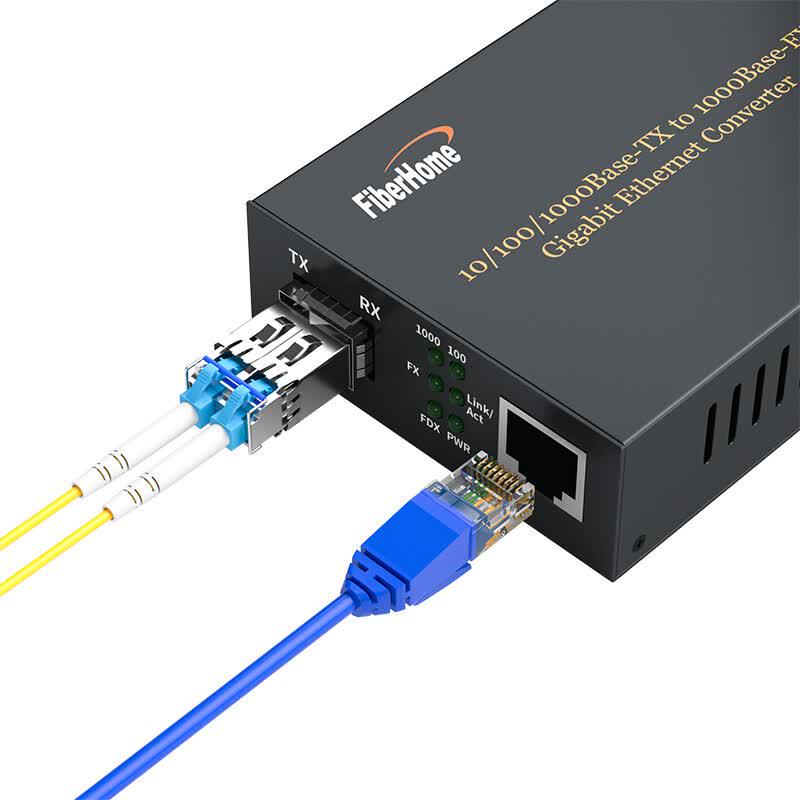 FiberHome Gigabit Single-Mode Single-Fiber SFP Fiber Optic Converter