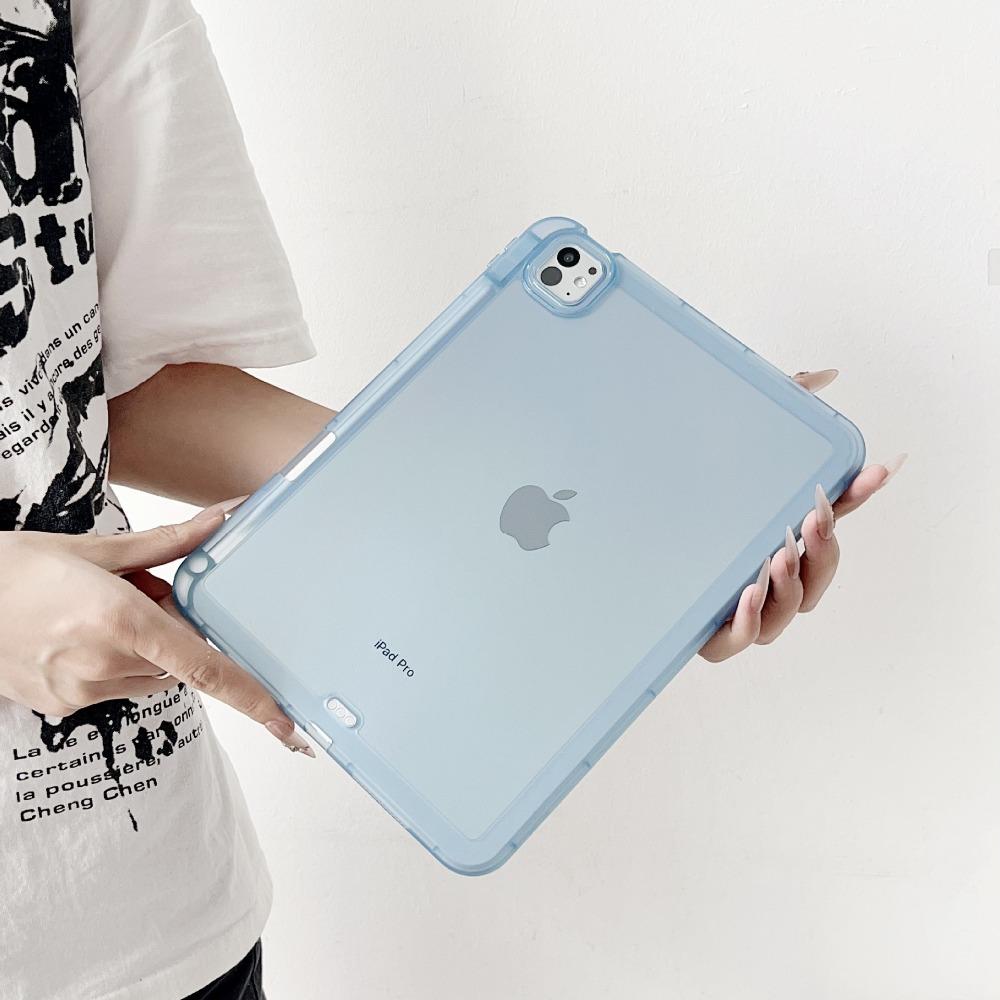 Pencil Holder Case For iPad A16 11th 10th 10.9 Air 4 Air 5 Air3 10.5 10.2 7th 8th 9th Pro 11 5th 6th 9.7"mini 6 7 Soft TPU Cover