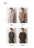 Primo Sguardo Ipnotizzante: Cardigan a maglia larga da donna con colletto alto in cashmere e doppia zip