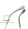 2023 Summer Ultra-Light Round Titanium Glasses with Thick Wide Rim for Myopia & Blue Light Protection - Style 2402