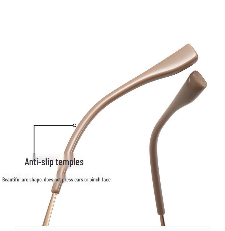 2023 Summer Ultra-Light Round Titanium Glasses with Thick Wide Rim for Myopia & Blue Light Protection - Style 2402