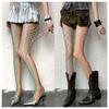 Dopamine Rainbow Fishnet Stockings Large Mesh See-through Tights Sexy Mesh Stockings  Party