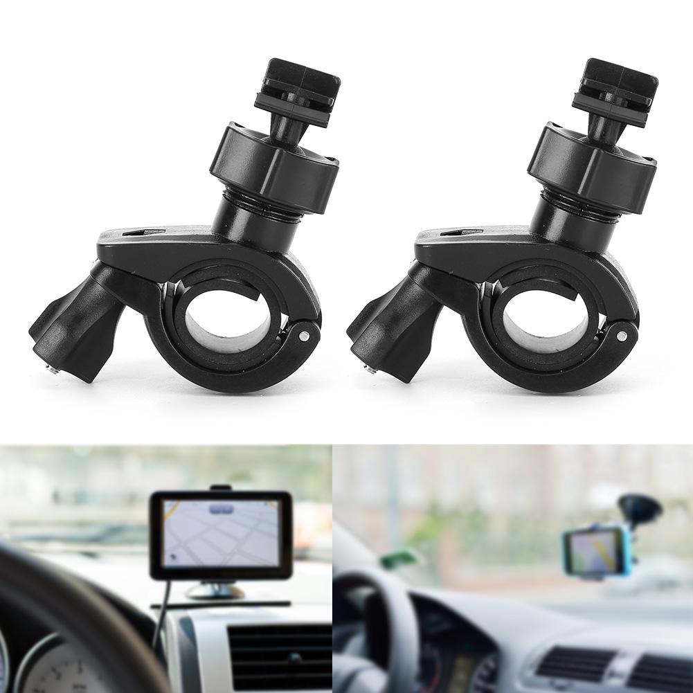 2Pcs 360 Degrees Rotating Car DVR Holder Driving Recorder Mount Bicycle Handle BracketF Head