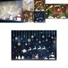 Christmas Large Festive Static Window Stickers Pvc Cling Decorations For Joyful Holiday Spirit