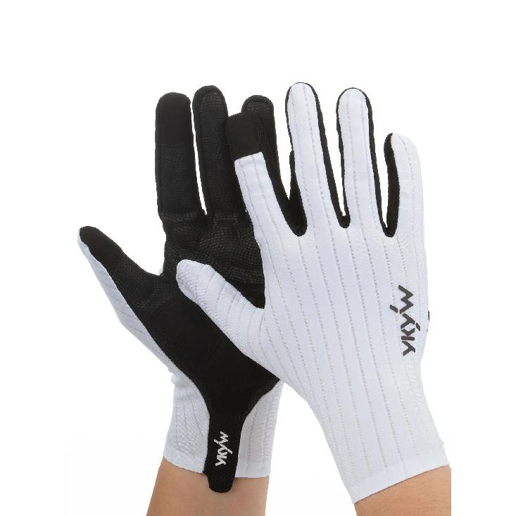 

YKYWBIKE Cycling Gloves Full Finger Aerodynamic Road Bike Gloves Shock Absorbing Touch Screen Reflective Bicycle Gloves S