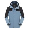 Men's and Women's Outdoor Windproof Waterproof Two-Piece Detachable Ski Suit, Three-in-One for Mountaineering