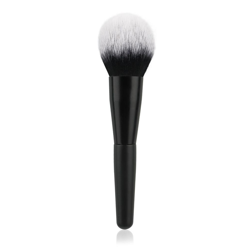 All Black Flame Shape Makeup Brush Highlight Brush Soft Loose Powder Brush Blush Brush Beauty Makeup Brush Tool