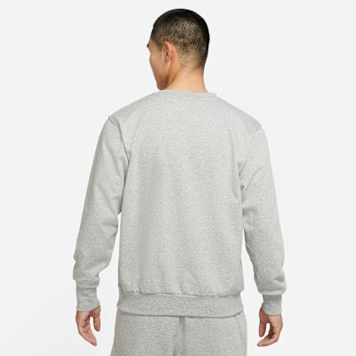 Men's Nike Sweatshirts Men's Light Gray Crew Neck Moderate Regular
