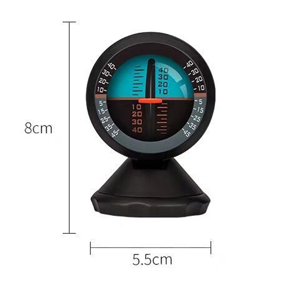 TIYEP Car Inclinometer, Slope Meter, Balancer, Car Inclinometer, High Precision, Car Angle Meter, For Cars, Driving Safety, Incline Measurement