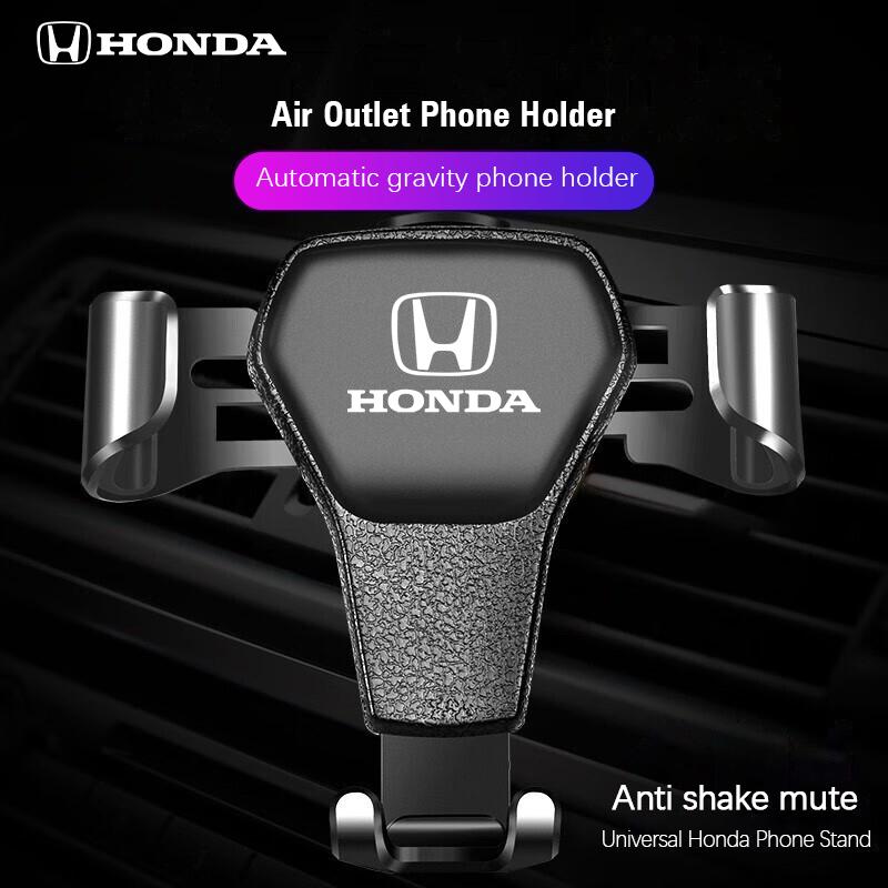 WDM2 Car Mobile Phone Holder Anti Shake Mute Bracket Accessories For Honda Civic Accord Fit Jazz Pilot CRV Odyssey Passport City HRV