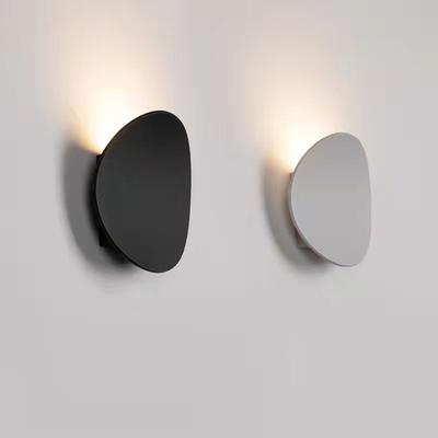 Nordic Metal Wall Lamp Minimalist LED Round Wall Lights for Bedroom Living Rooms Study Bedside Office Decorate Lighting Fixtures