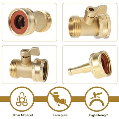 Car Wash High Pressure Water Gun Hose Brass Nozzle High Pressure Washer Accessories Car Wash Cleaning Watering
