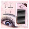 YY Individual Lashes W Shaped Bloom 2D 3D 4D Automatic Flowering Premade Fans Eyelashes Extensions Soft Light Flowering Cillios