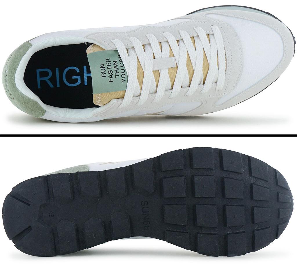 SUN68 Tom Multicolor - Herren Sneakers Schuhe Weiß Z36106-01 ORIGINAL
