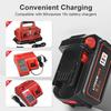 6.5Ah 18V Replacement for Milwaukee M-18 Battery 2/pk Blck