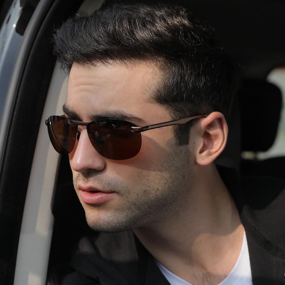 AORON Nachtsicht Polarisierte Sonnenbrille Männer Frauen Marke Design Sonnenbrille TR90 Bein Spiegel Objektiv Sonnenbrille