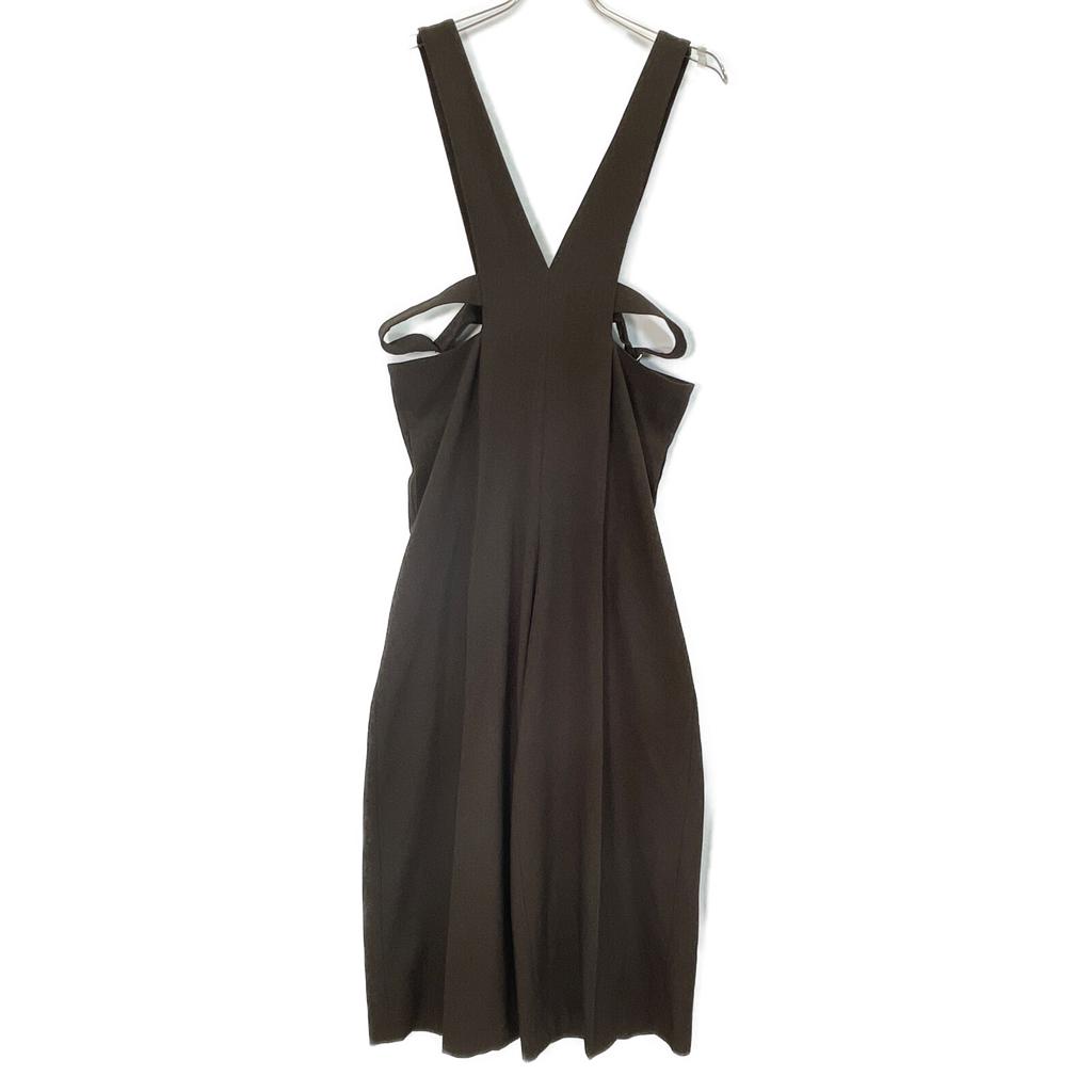 AMERI 02210860050 SIDE BUCKLE SALOPETTE Overall All-in-one M Dark brownUsed