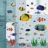 Sea Wall Decals Fish Wall Decals Fish Wall Nursery Stickers Removable Peel And Stick Art for Kids Baby Bedroom Living Room