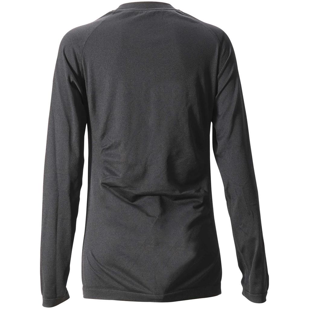North Peak Women's Lightweight Long Sleeve Inner Shirt, Warm, Absorbent, Quick-Drying, Hollow Fiber, NP-8074 Black, WL