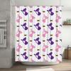 Green Cactus Print Shower Curtain Watercolor Desert Decor for Bathroom Modern Home Textile Size: 72 x 84 Inches