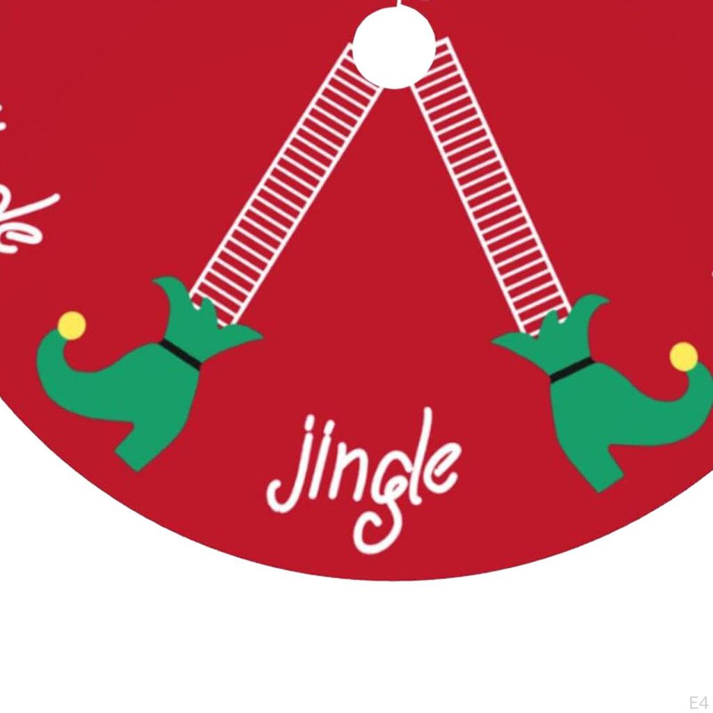 Weihnachtsbaumdecke 35" Bedruckte Matte Basisabdeckung für Innen