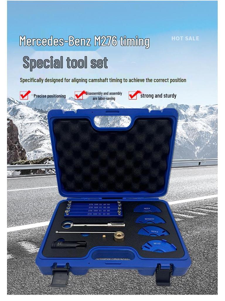 M276 Mercedes Steuerzeitenwerkzeug: Verbessertes motorspezifisches Modell mit Einspritzdüsen-Öldichtringwerkzeug