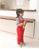 2026 Kids' Down Cotton Pants: Warm Autumn/Winter Overalls for Boys & Girls, Solid Colors.