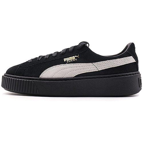 PUMA Suede Platform Core `Black White`