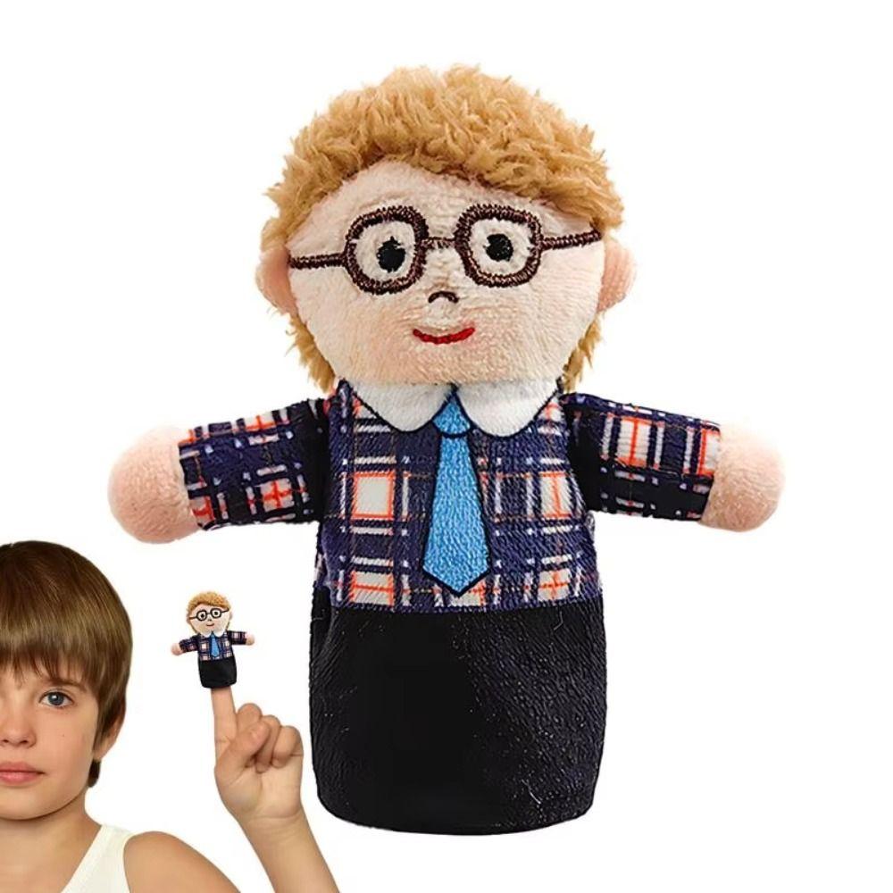 

Stuffed Animal Family Plush Finger Puppet Plush Doll Finger Puppet Doll Kid Gift Dad