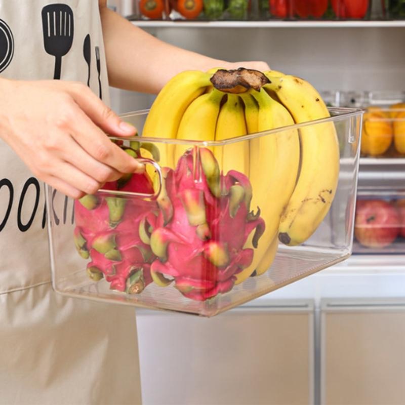 Luftdichte Küchenorganizer Kühlschrank-Aufbewahrungsbox Maximiert den Platz Lebensmittelecht Stabiler Kunststoffbehälter