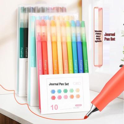 Set penne gel Morandi: Penne da Diario a 10 Colori per Studenti