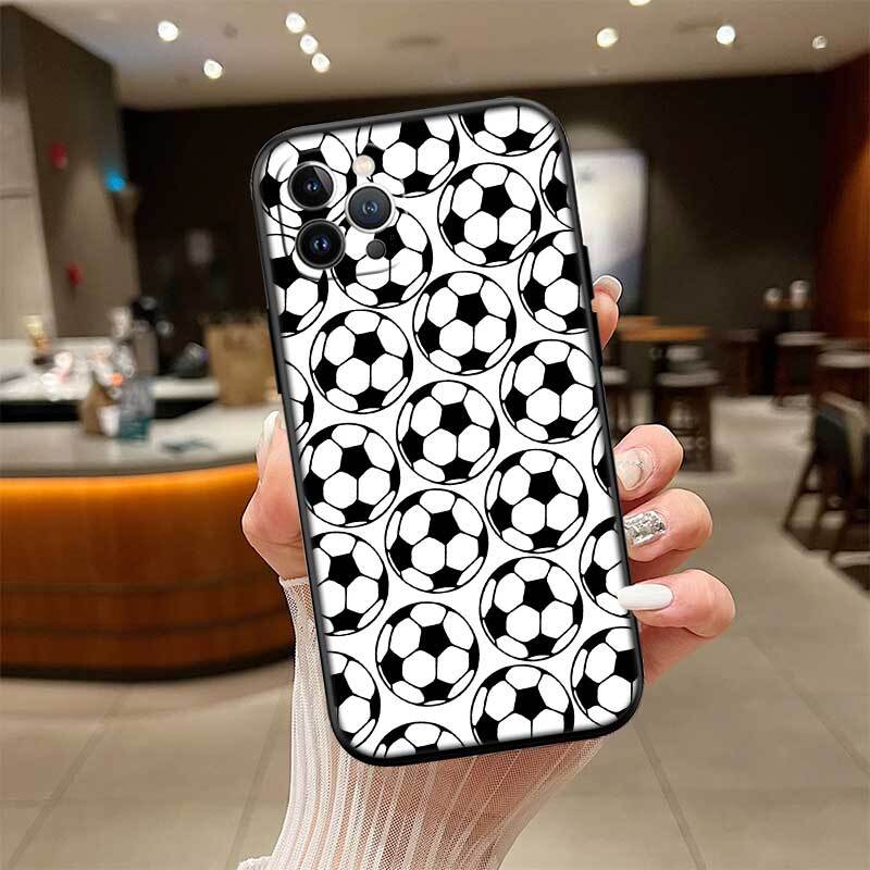Football Soccer Phone Case for Redmi Note 12 12S 12C 13 13C 13R 14 14S 14R 14C 11A 13X A3 A3X A4 A5 Pro Max Plus