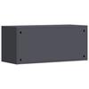 Wall Mounted Garage Cabinet with Gas Spring Door Anthracite