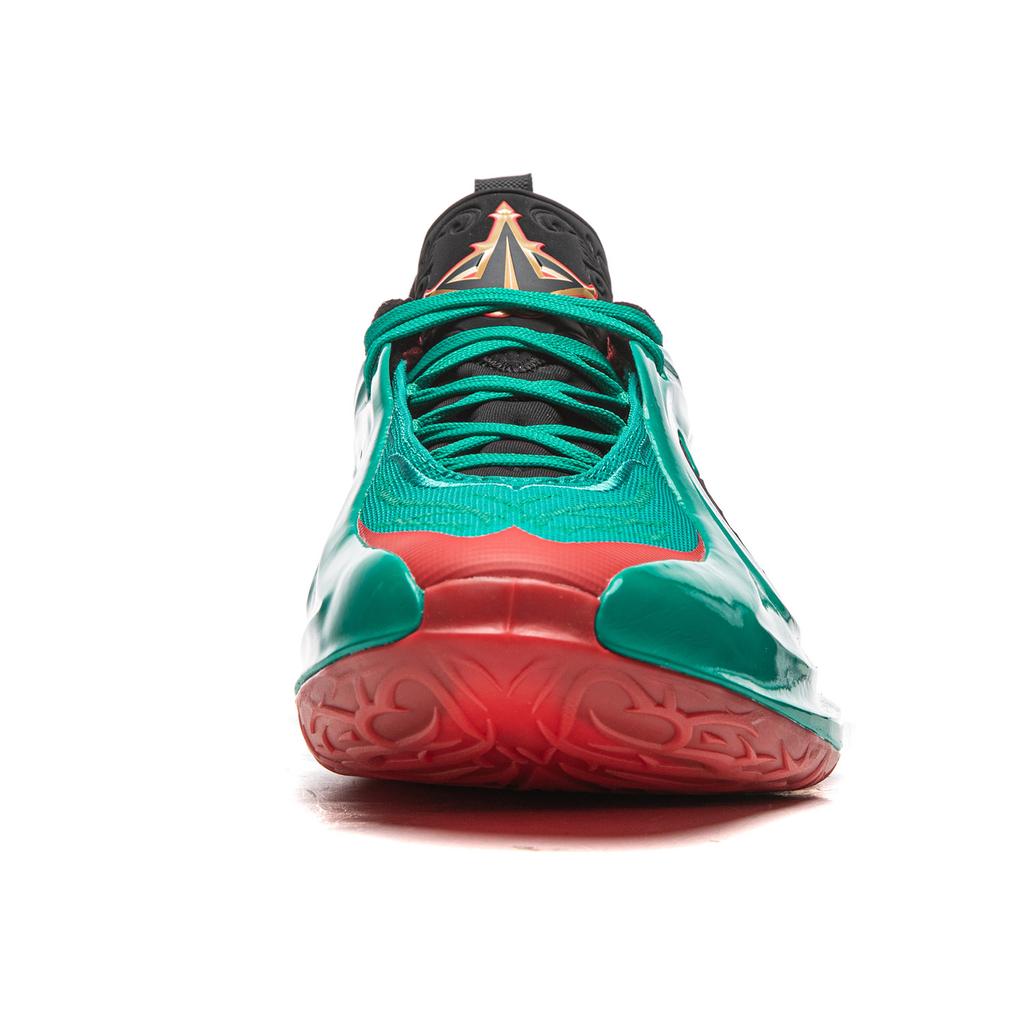 Li Ning JB4 Low Top Basketball Shoes Men's Black Green ABAV089-5
