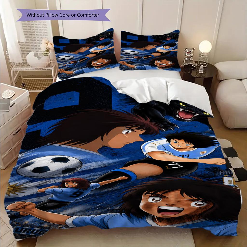 Football Dreams Dynamic Duo Bedding 1 Duvet Cover 2 Pillowcase Without Core Christmas Birthday Gift Duvet Cover And Pillowcase Bedding Set