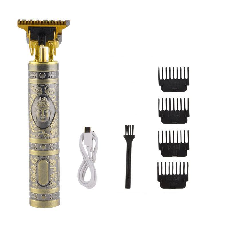 Professional USB Electric Razor Hair Cutting Machine for Men, Baldheaded Trimmer and Beard Clipper for Barbershop