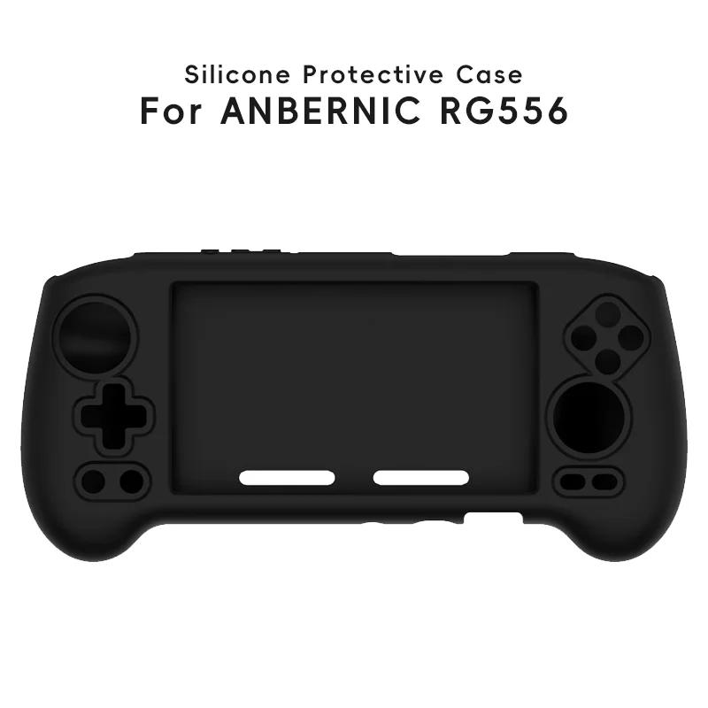 Soft Silicone Case for ANBERNIC RG35XX PLUS RG556 RG40XXV Game Console Protector Shell for RG40XX H  Game Accessories