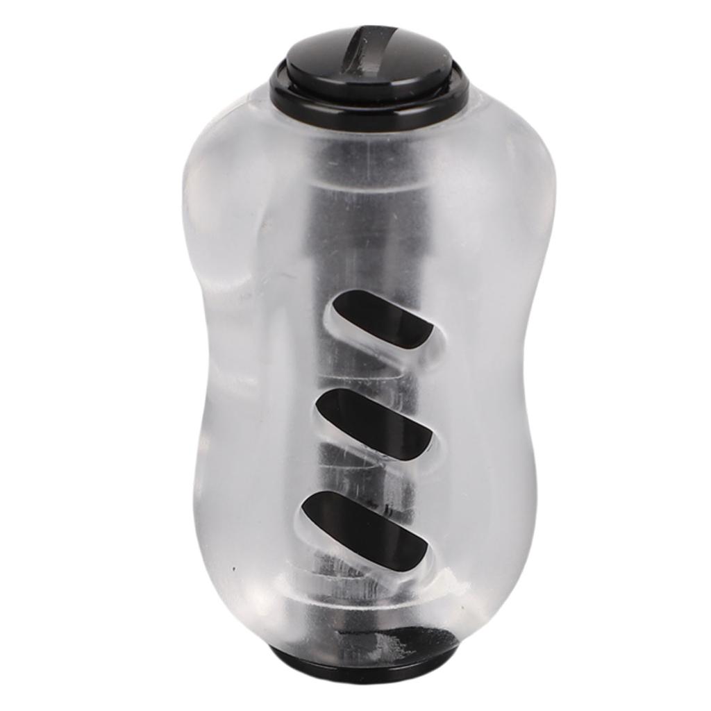 Fishing Reel Handle Knob Replacement for SAD Gourd Shaped Non Slip Texture Design Fishing Reel Handle Black