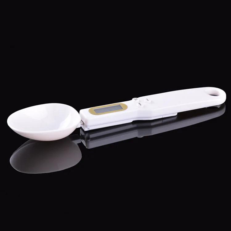

Digital Measuring Spoon, Electronic Adjustable Measuring Spoon Scale 500g / 0.1g High Precision for Kitchen Daily Meals Pet Food белый